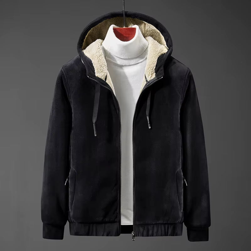 Mens Cashmere Hoodie Men Fleece Hoodies Mens Sweatshirts Male Lamb Cashmere Hoodies Male Oversized Hoodie Mens Clothing Hoodies