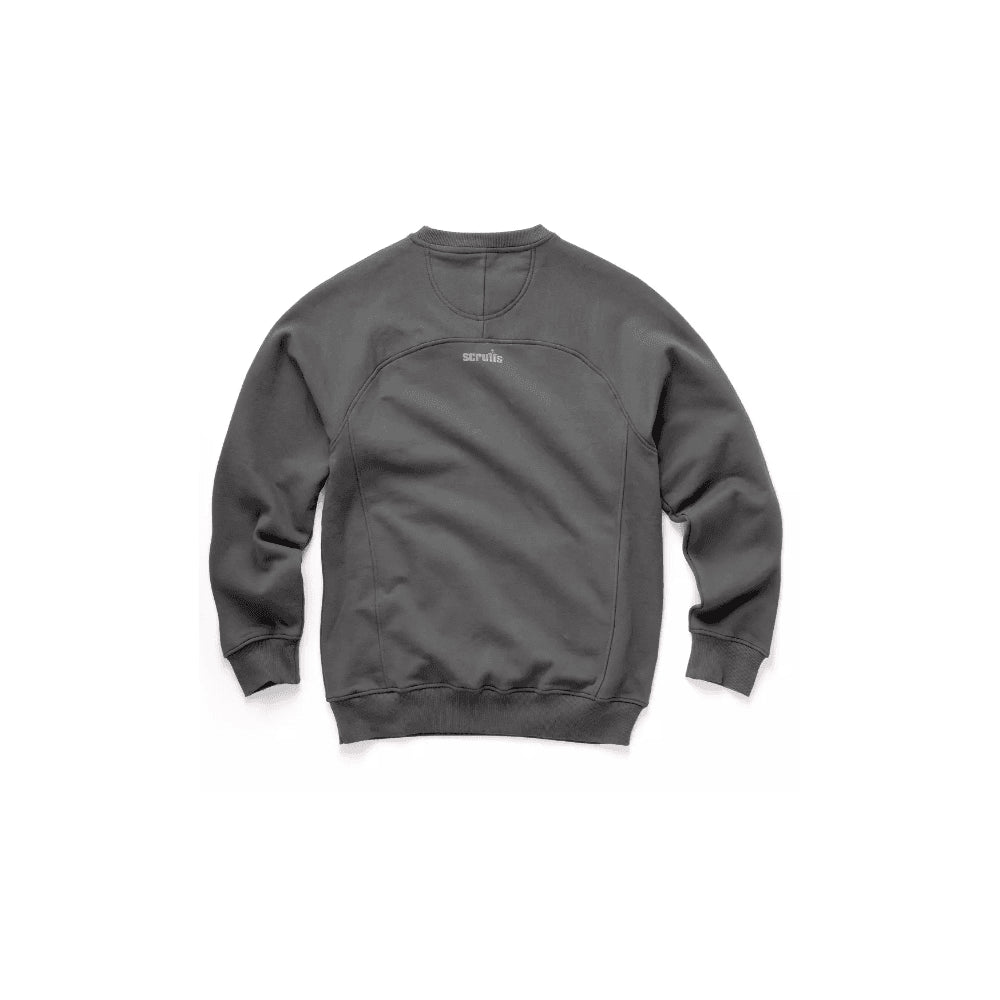 Scruffs Mens Trade Work Sweatshirt / Jumper - Pockets - S-XXL - Blue/Navy