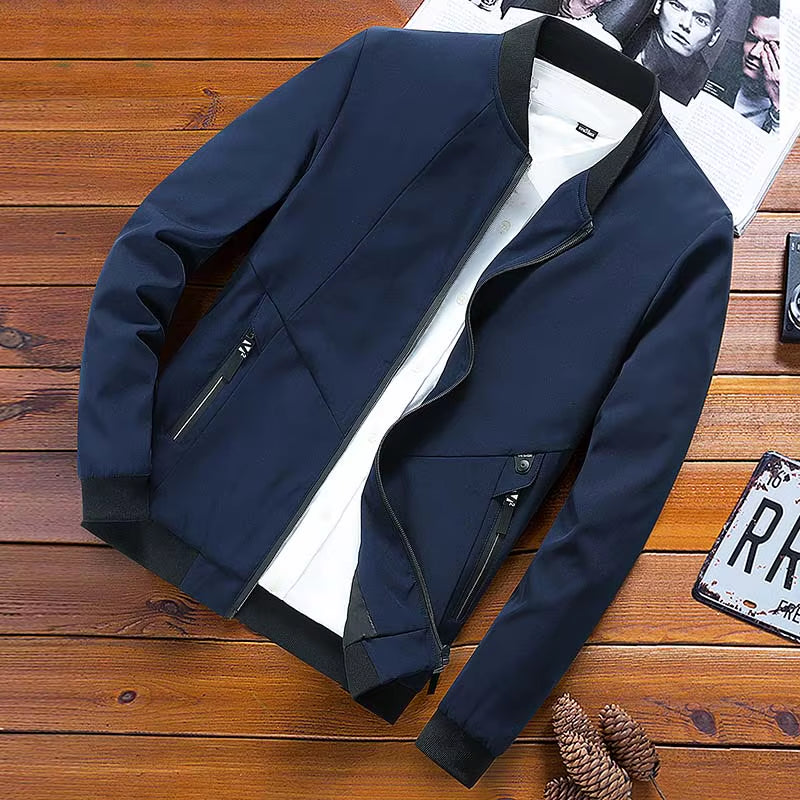 plus Size M-8XL Casual Jacket Men Spring Autumn Outerwear Mens Jackets and Coats Male Jacket for Men'S Clothing Brand