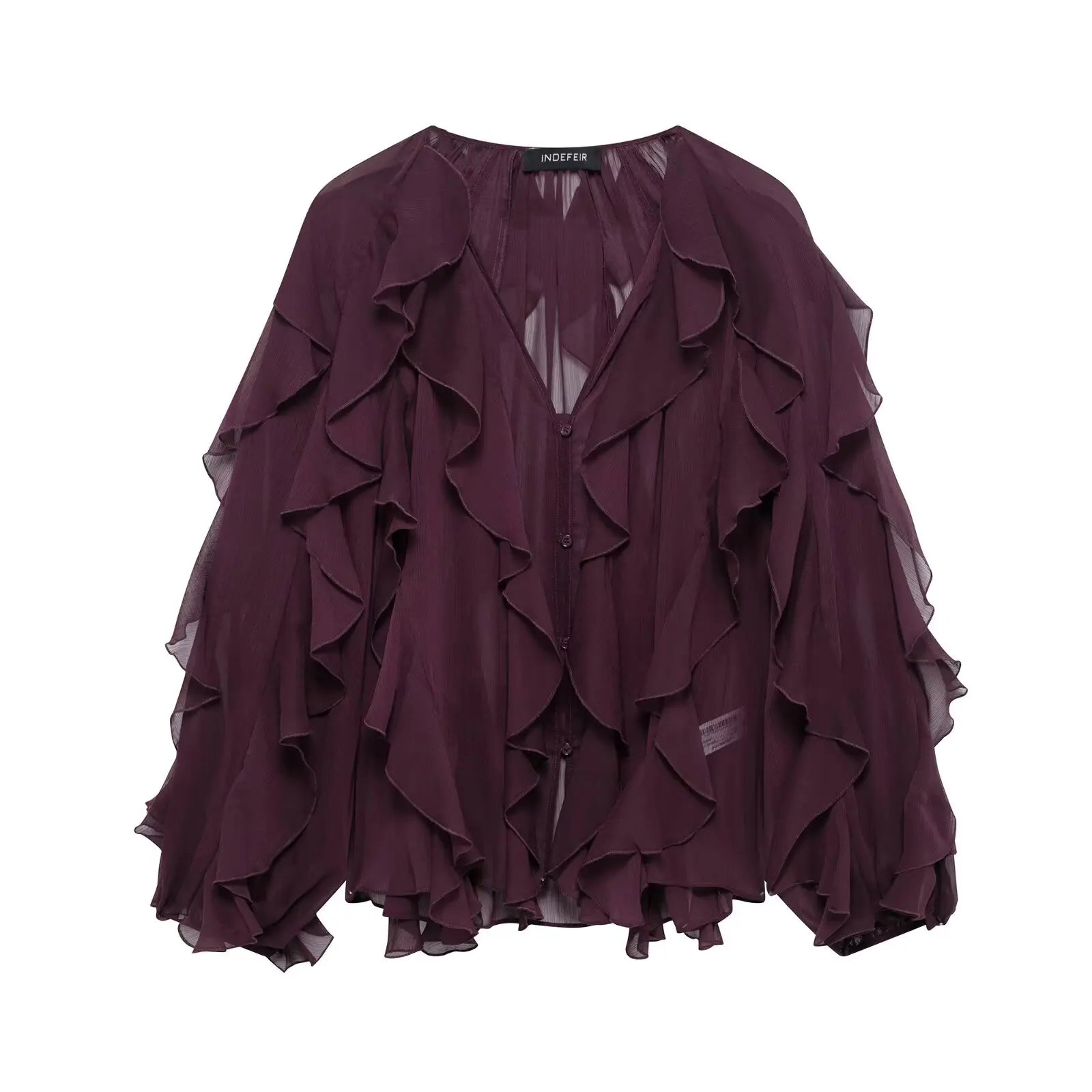 Elegante Ruchesblouse