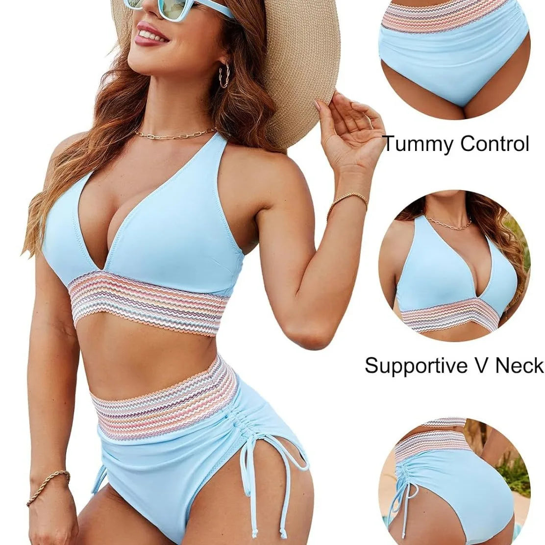 Hoog Taille Bikini Set