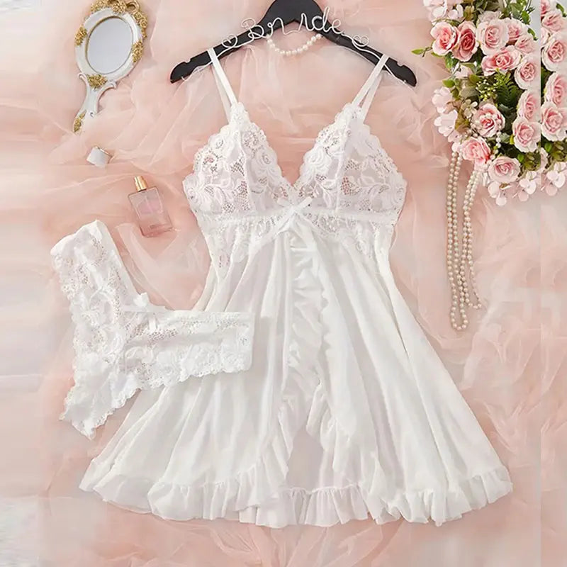 Transparante Lingerieset