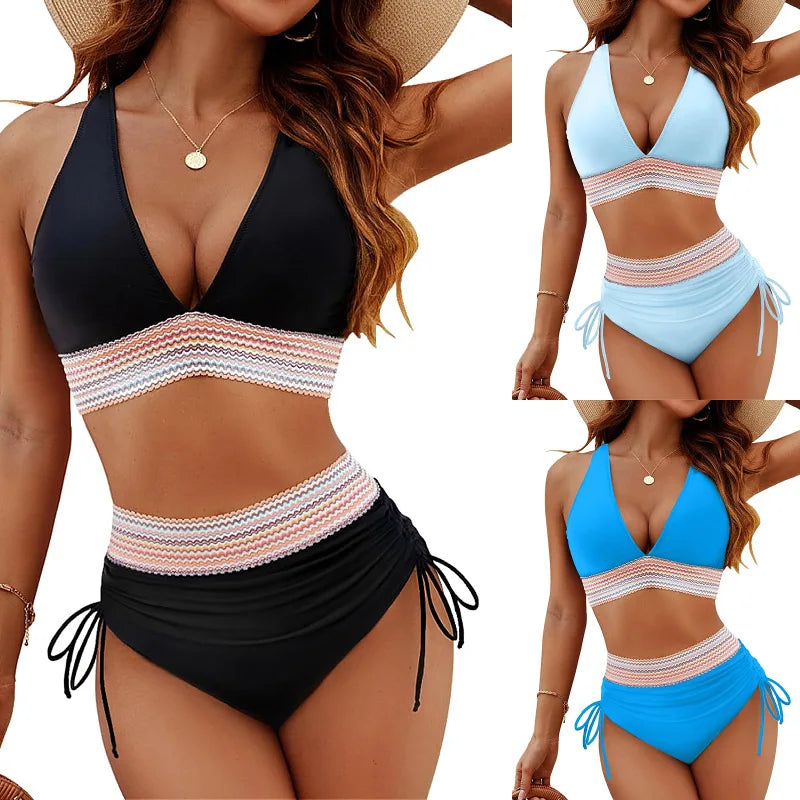 Hoog Taille Bikini Set