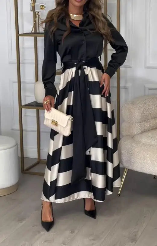 Éloise | Elegante Jurk met Strikset