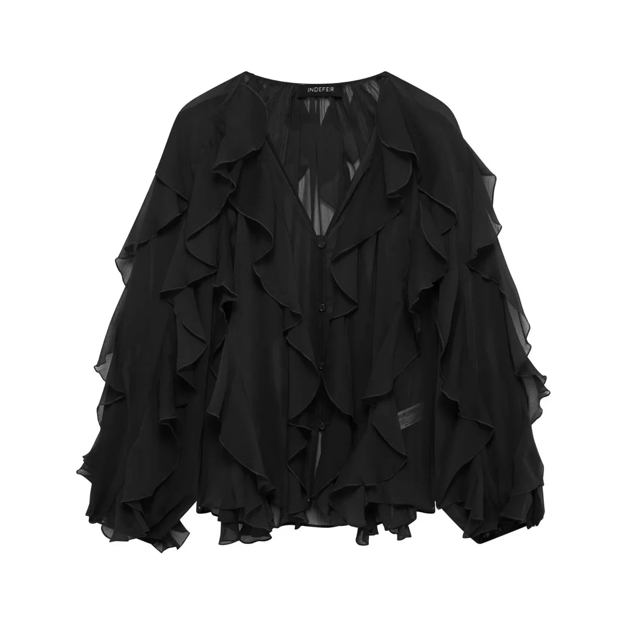 Elegante Ruchesblouse