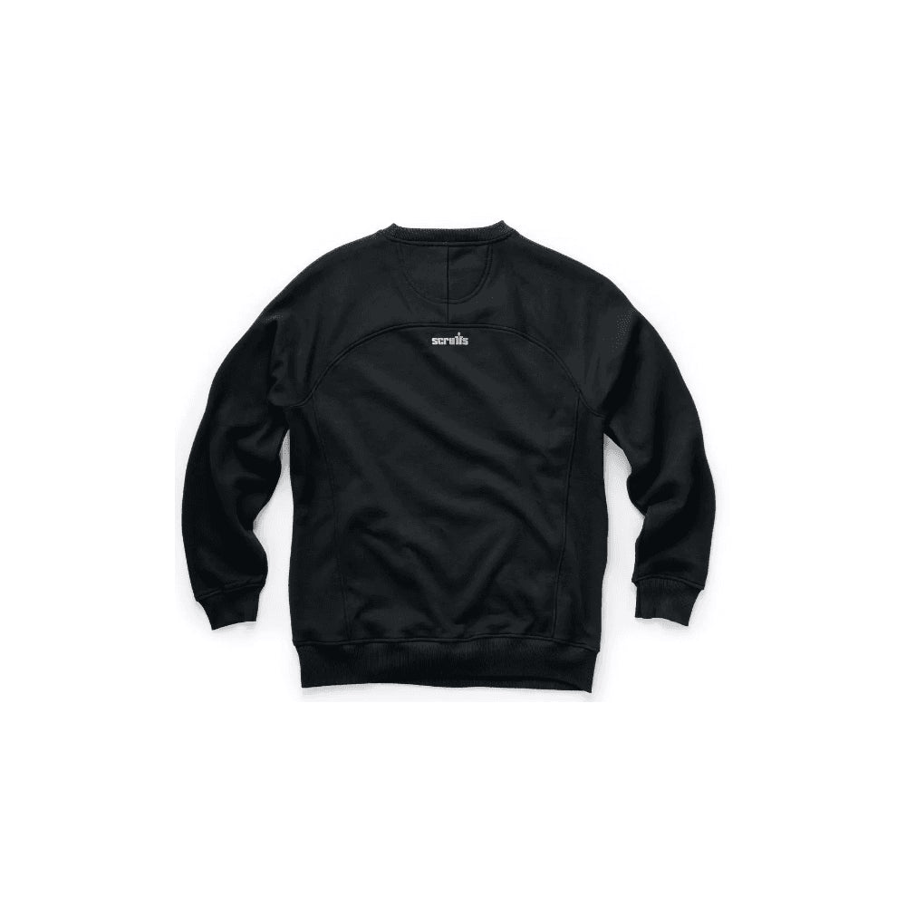 Scruffs Mens Trade Work Sweatshirt / Jumper - Pockets - S-XXL - Blue/Navy