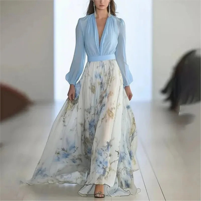 Bohemian Maxi Jurk met Bloemenprint