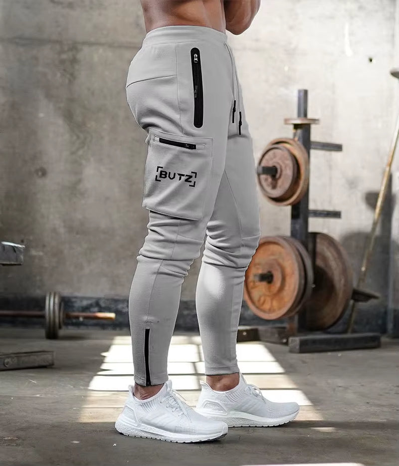 Men'S Jogging Pocket Design Sweatpants New Cotton Camouflage Men'S Fitness Multi-Pocket Jogging Pants Fashion Training Suit